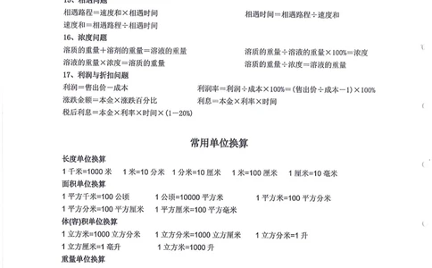 数学知识点汇总（1-6年级）_小学奥数希望杯华杯赛数学竞赛历年真题试题试卷答案解析电子版_赠送4大小联盟、奥校、广外等名校小升初试卷等_13-数学知识点汇总（1-6年级）