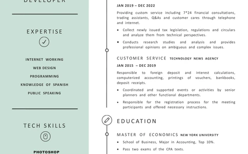 2高端简洁英文CV简历(72)_简历模板_英文简历模版86套2025版_