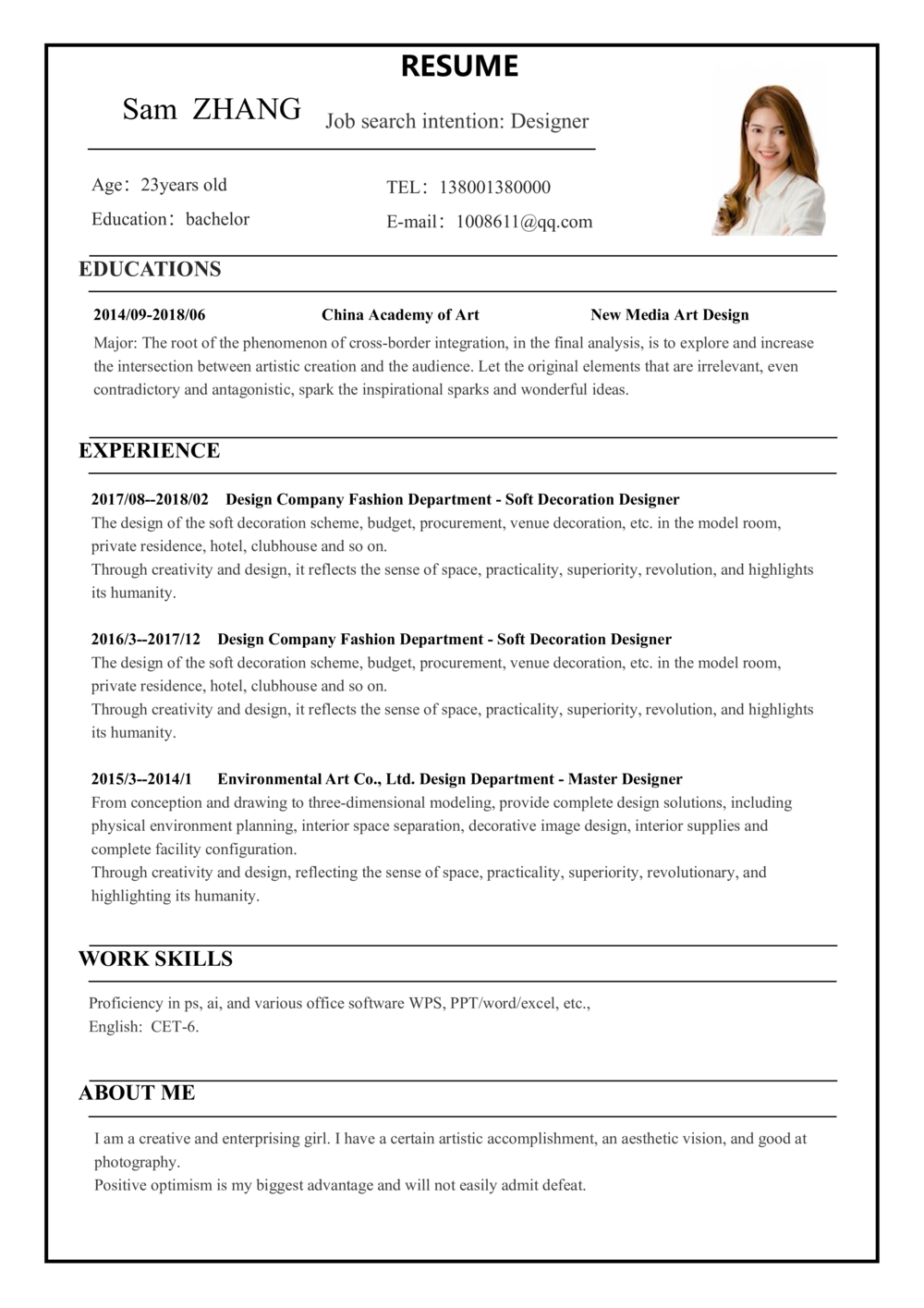 3中英文对照简历(83)_简历模板_英文简历模版86套2025版_