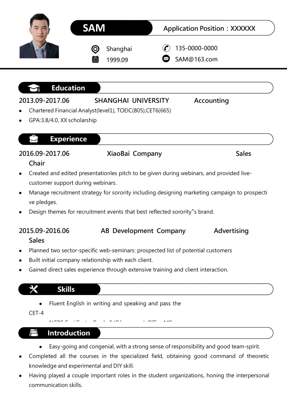 2高端简洁英文CV简历(74)_简历模板_英文简历模版86套2025版_