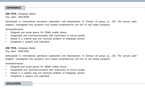 2高端简洁英文CV简历(71)_简历模板_英文简历模版86套2025版_