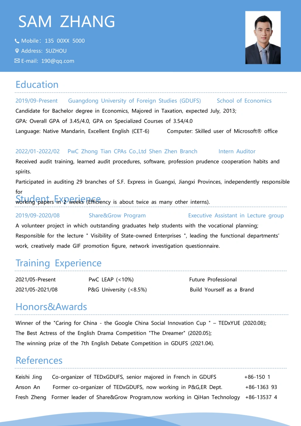 2高端简洁英文CV简历(69)_简历模板_英文简历模版86套2025版_