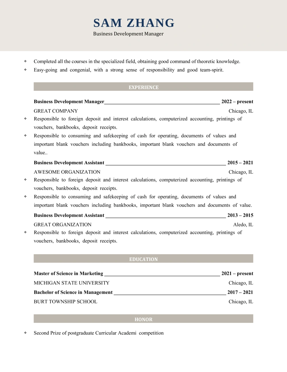 2高端简洁英文CV简历(66)_简历模板_英文简历模版86套2025版_