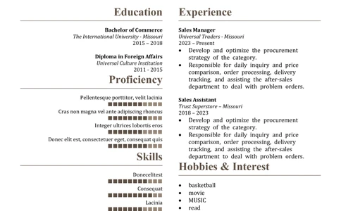 2高端简洁英文CV简历(67)_简历模板_英文简历模版86套2025版_