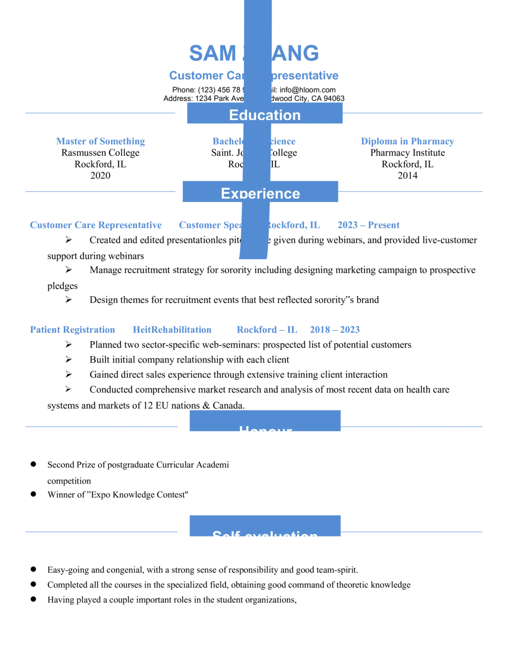 2高端简洁英文CV简历(65)_简历模板_英文简历模版86套2025版_