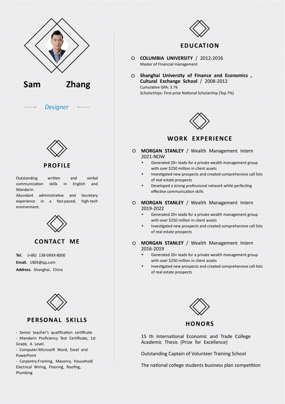 2高端简洁英文CV简历(29)_简历模板_英文简历模版86套2025版_