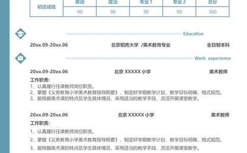 K12_简历模板_推荐考研复试简历模版K0-K25_