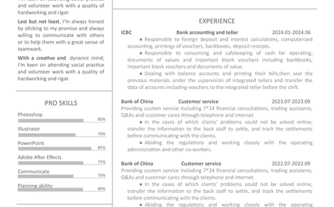 1极简气质英文CV简历(22)_简历模板_英文简历模版86套2025版_