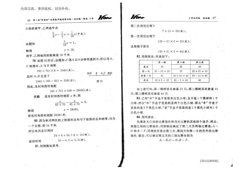 1~7届全国数学希望杯邀请赛（4~6年级）_小学奥数希望杯华杯赛数学竞赛历年真题试题试卷答案解析电子版_3希望杯46套Word版真题