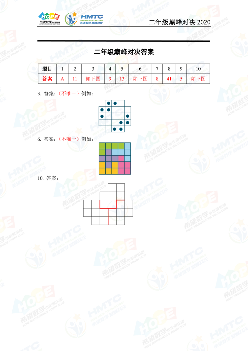 2020希望数学巅峰对决二年级_小学奥数希望杯华杯赛数学竞赛历年真题试题试卷答案解析电子版_3希望杯46套Word版真题