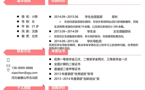 013_简历模板_推荐双页模版_