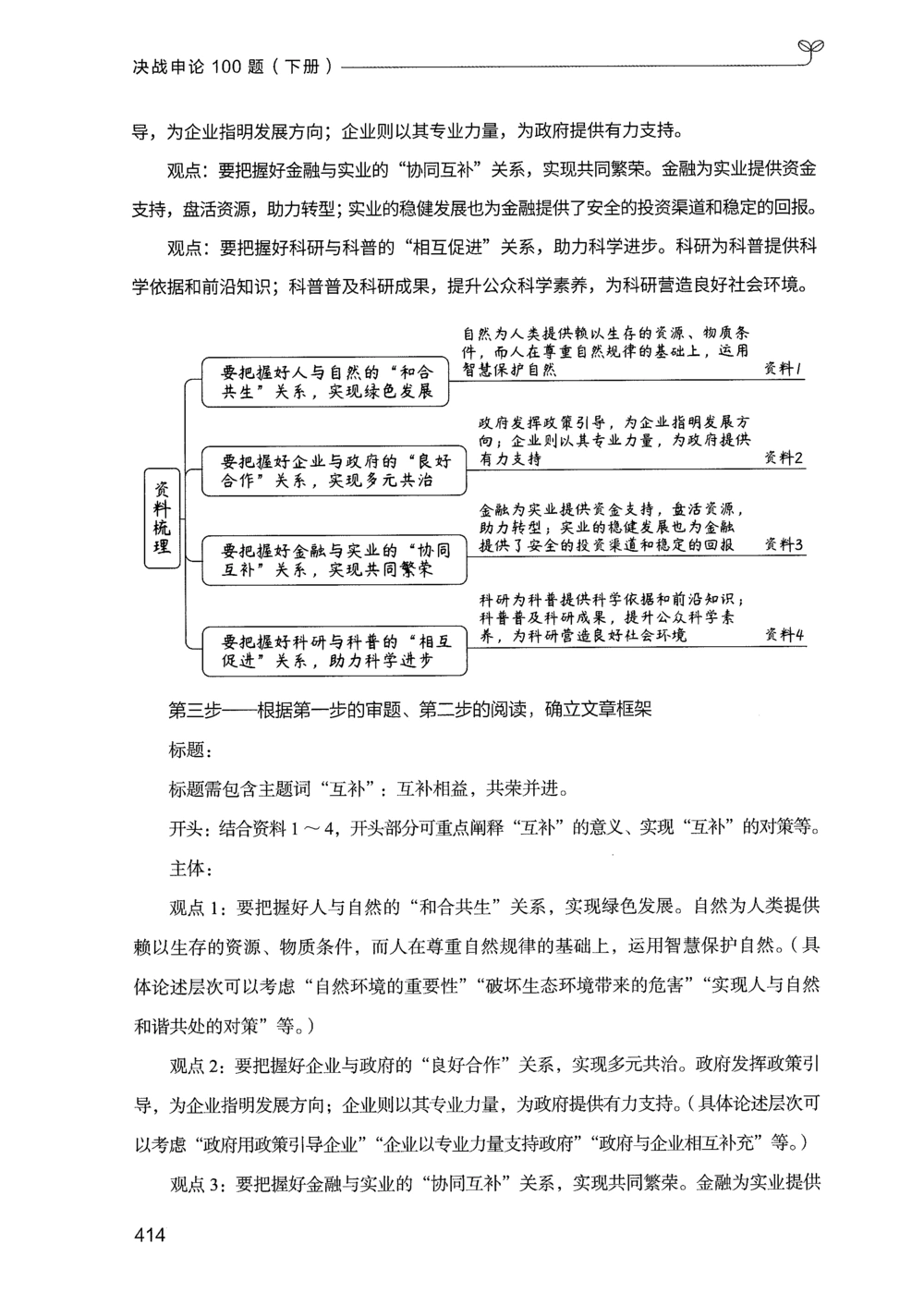 03申论100题（下册）_2026申论+行测_申论2026版申论100题