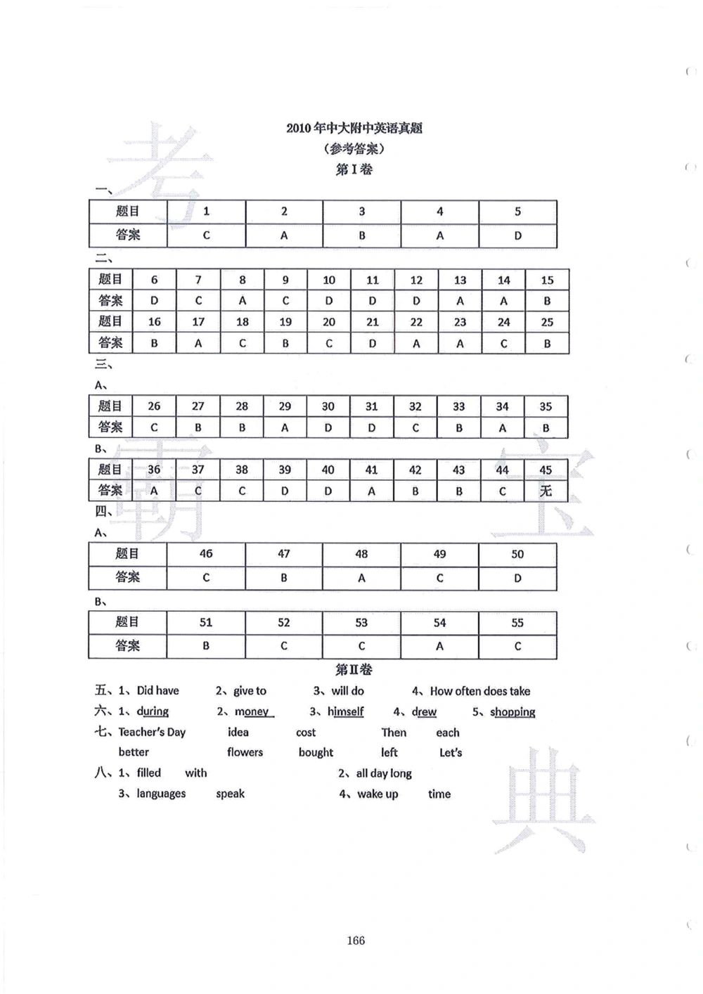2006-2015中大附中小升初真卷_小学奥数希望杯华杯赛数学竞赛历年真题试题试卷答案解析电子版_赠送4大小联盟、奥校、广外等名校小升初试卷等_06-2006-2015中大附中小升初真卷