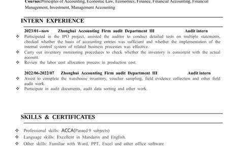 1极简气质英文CV简历(7)_简历模板_英文简历模版86套2025版_