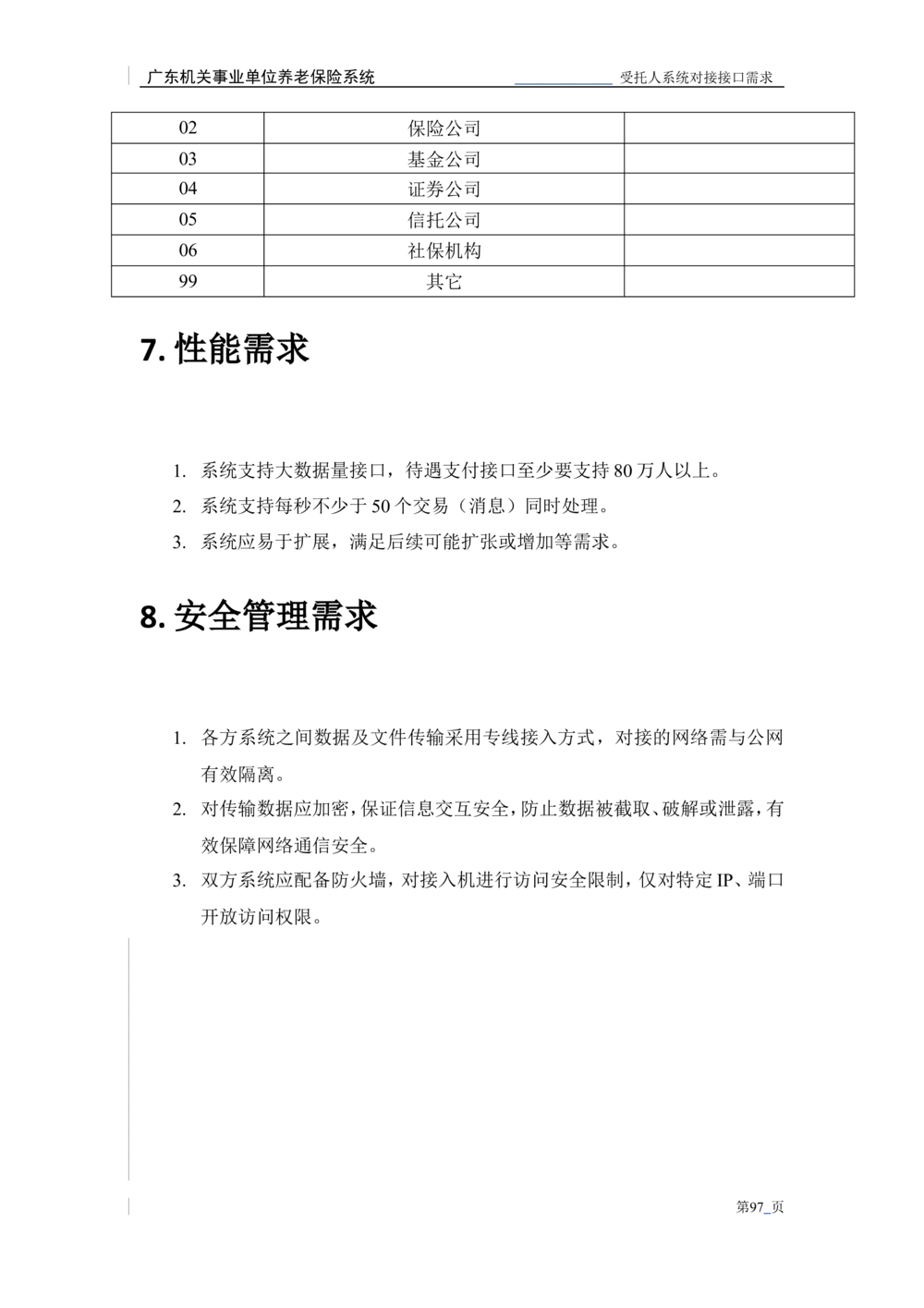 XX机关事业单位养老保险系统职业年金子系统与受托人系统对接需求规格说明书_436套软件开发需求文档_VD516-软件开发需求文档_10各类系统软件开发需求_更新内容