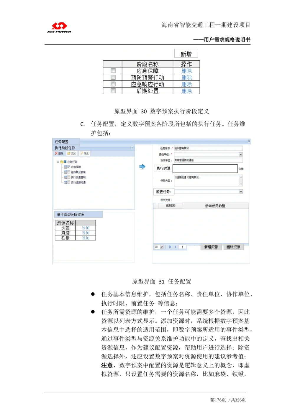 XX省智能交通工程一期建设项目_应急指挥管理系统_需求规格说明书_V0.75_436套软件开发需求文档_VD516-软件开发需求文档_10各类系统软件开发需求_更新内容