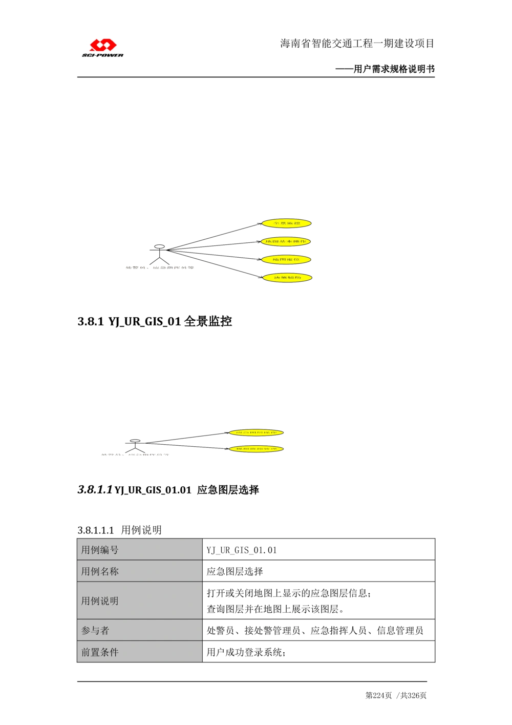 XX省智能交通工程一期建设项目_应急指挥管理系统_需求规格说明书_V0.75_436套软件开发需求文档_VD516-软件开发需求文档_10各类系统软件开发需求_更新内容