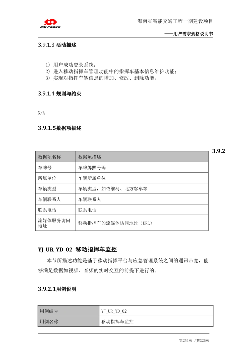 XX省智能交通工程一期建设项目_应急指挥管理系统_需求规格说明书_V0.75_436套软件开发需求文档_VD516-软件开发需求文档_10各类系统软件开发需求_更新内容