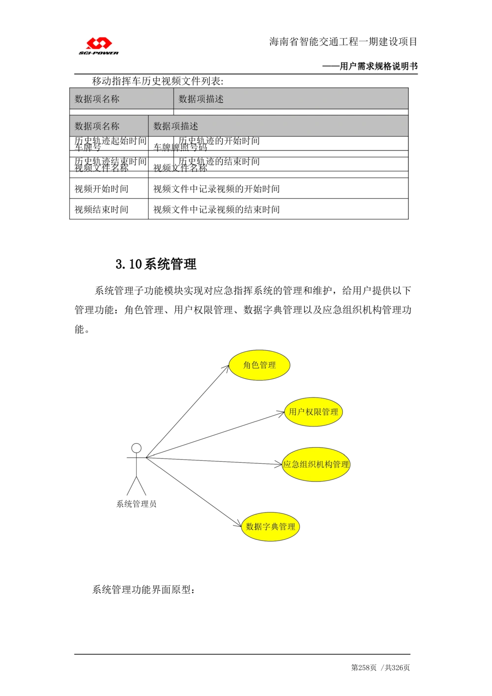 XX省智能交通工程一期建设项目_应急指挥管理系统_需求规格说明书_V0.75_436套软件开发需求文档_VD516-软件开发需求文档_10各类系统软件开发需求_更新内容