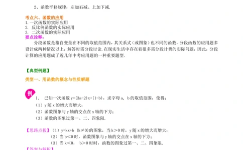 中考总复习：函数综合--知识讲解（基础）_中考全科复习资料_北京四中绝密资料02中考数学总复习_19中考总复习：函数综合（基础）