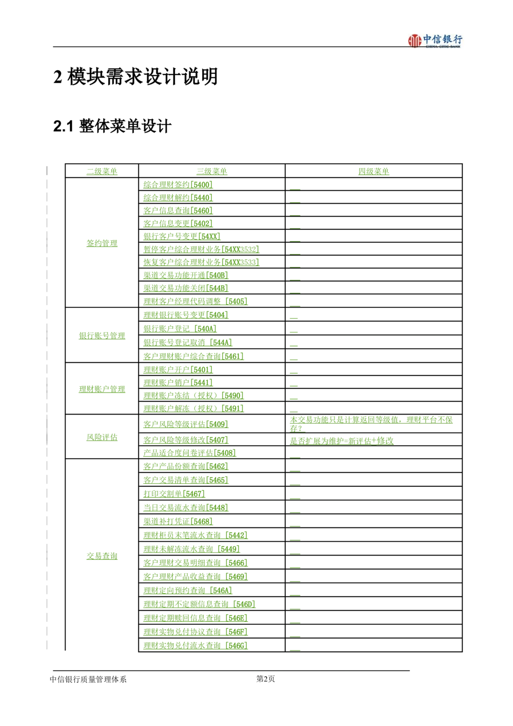 XX银行理财平台需求规格说明书_436套软件开发需求文档_VD516-软件开发需求文档_10各类系统软件开发需求