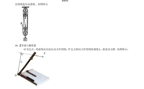 中考冲刺：力学作图专题（提高）巩固练习_中考全科复习资料_北京四中绝密资料04中考物理总复习_47中考冲刺：力学作图专题（提高）