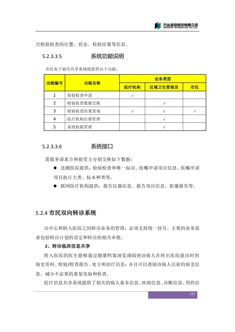 XX市卫生局智慧医疗信息系统(一期)需求规格说明书V1.1_436套软件开发需求文档_VD516-软件开发需求文档_10各类系统软件开发需求_更新内容