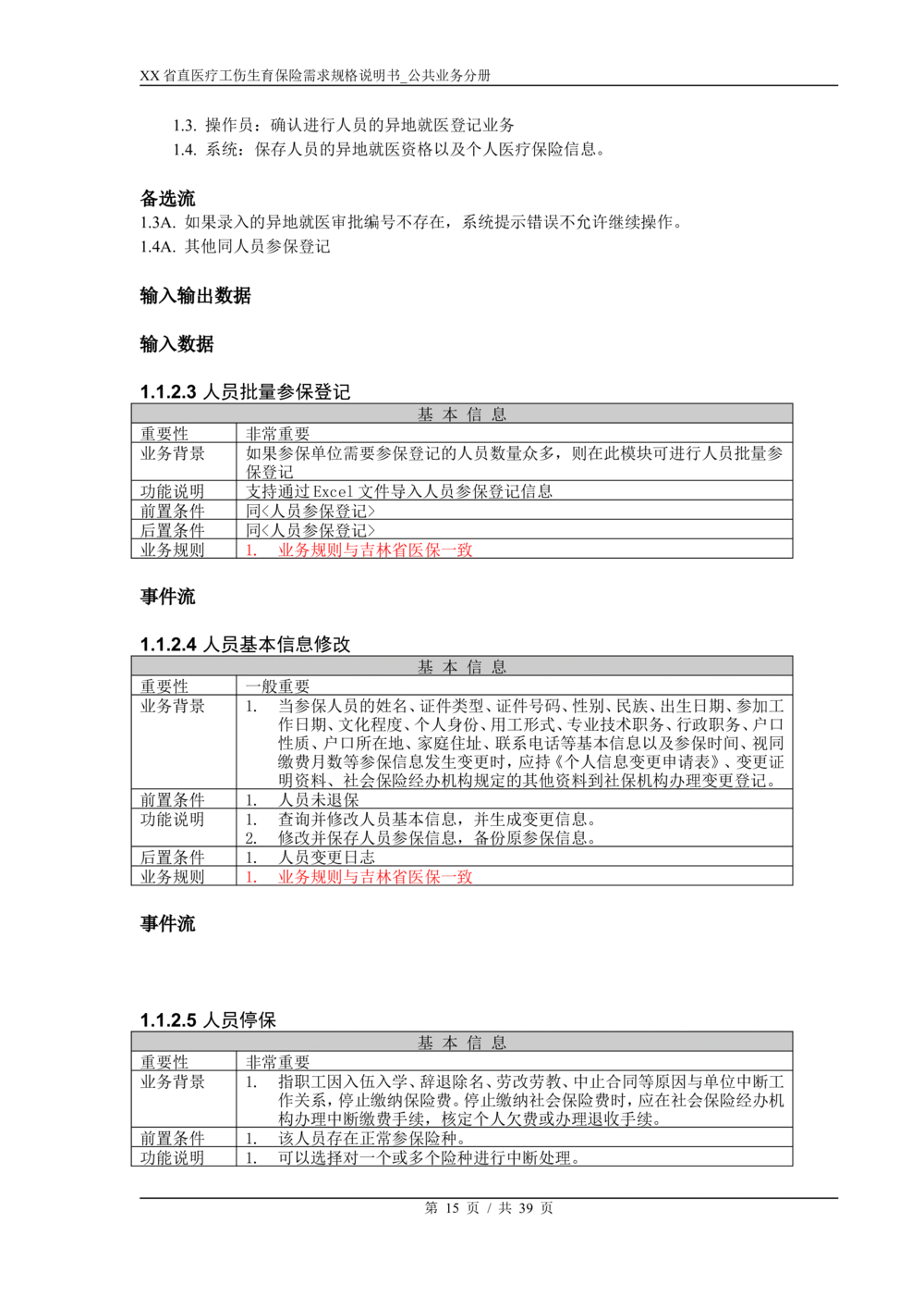 XX省医保1+X需求规格说明书_职工公共分册_436套软件开发需求文档_VD516-软件开发需求文档_10各类系统软件开发需求