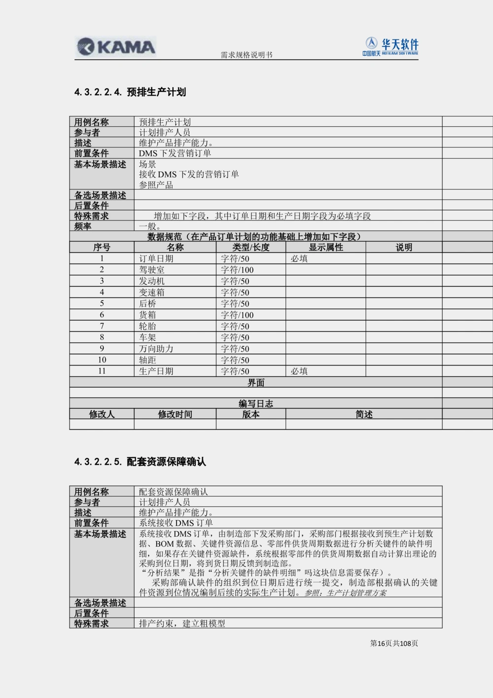 XX汽车CMMP项目二次需求规格说明书V0.4.2_436套软件开发需求文档_VD516-软件开发需求文档_10各类系统软件开发需求_更新内容