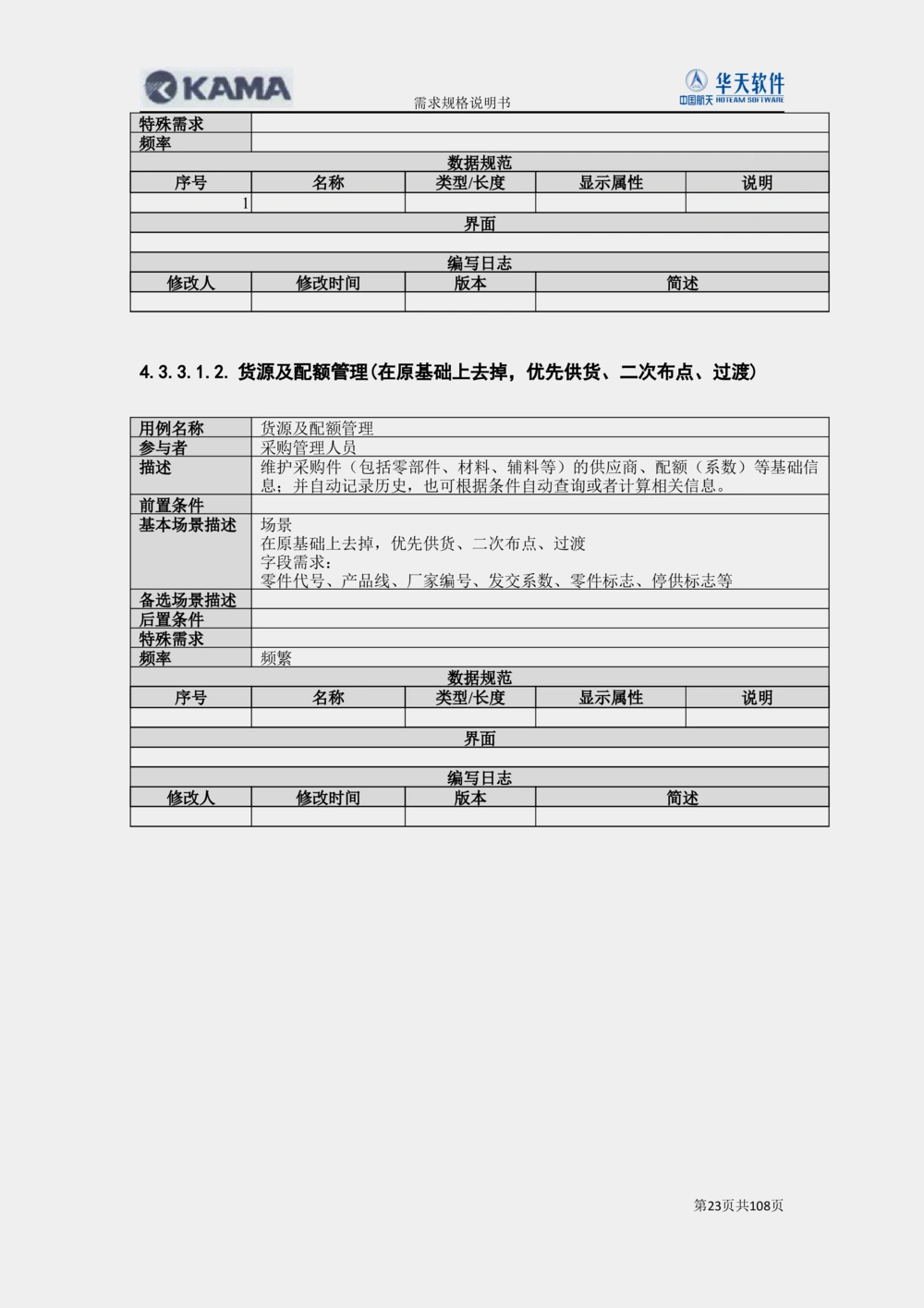 XX汽车CMMP项目二次需求规格说明书V0.4.2_436套软件开发需求文档_VD516-软件开发需求文档_10各类系统软件开发需求_更新内容