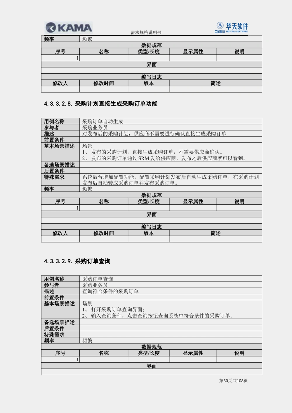 XX汽车CMMP项目二次需求规格说明书V0.4.2_436套软件开发需求文档_VD516-软件开发需求文档_10各类系统软件开发需求_更新内容