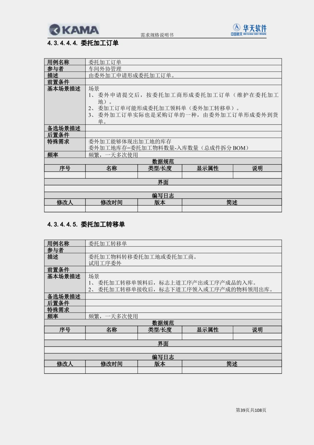 XX汽车CMMP项目二次需求规格说明书V0.4.2_436套软件开发需求文档_VD516-软件开发需求文档_10各类系统软件开发需求_更新内容