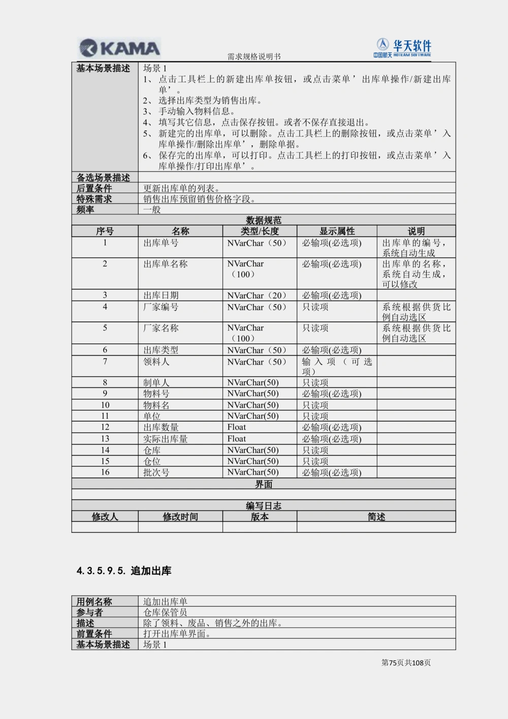 XX汽车CMMP项目二次需求规格说明书V0.4.2_436套软件开发需求文档_VD516-软件开发需求文档_10各类系统软件开发需求_更新内容