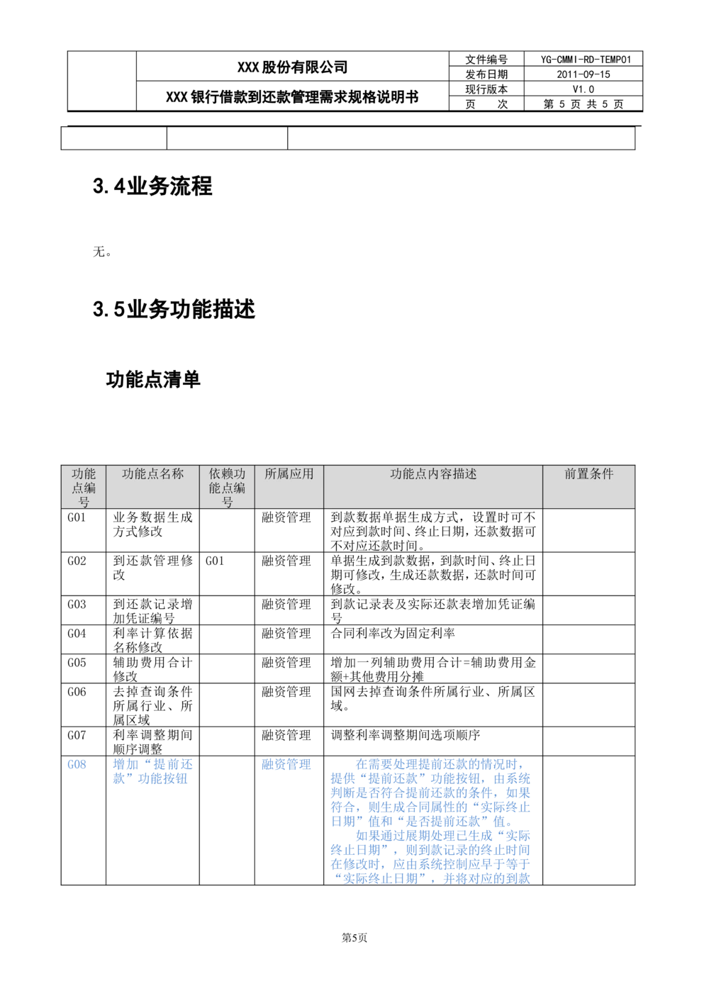 XX银行借款到还款管理需求规格说明书_436套软件开发需求文档_VD516-软件开发需求文档_10各类系统软件开发需求