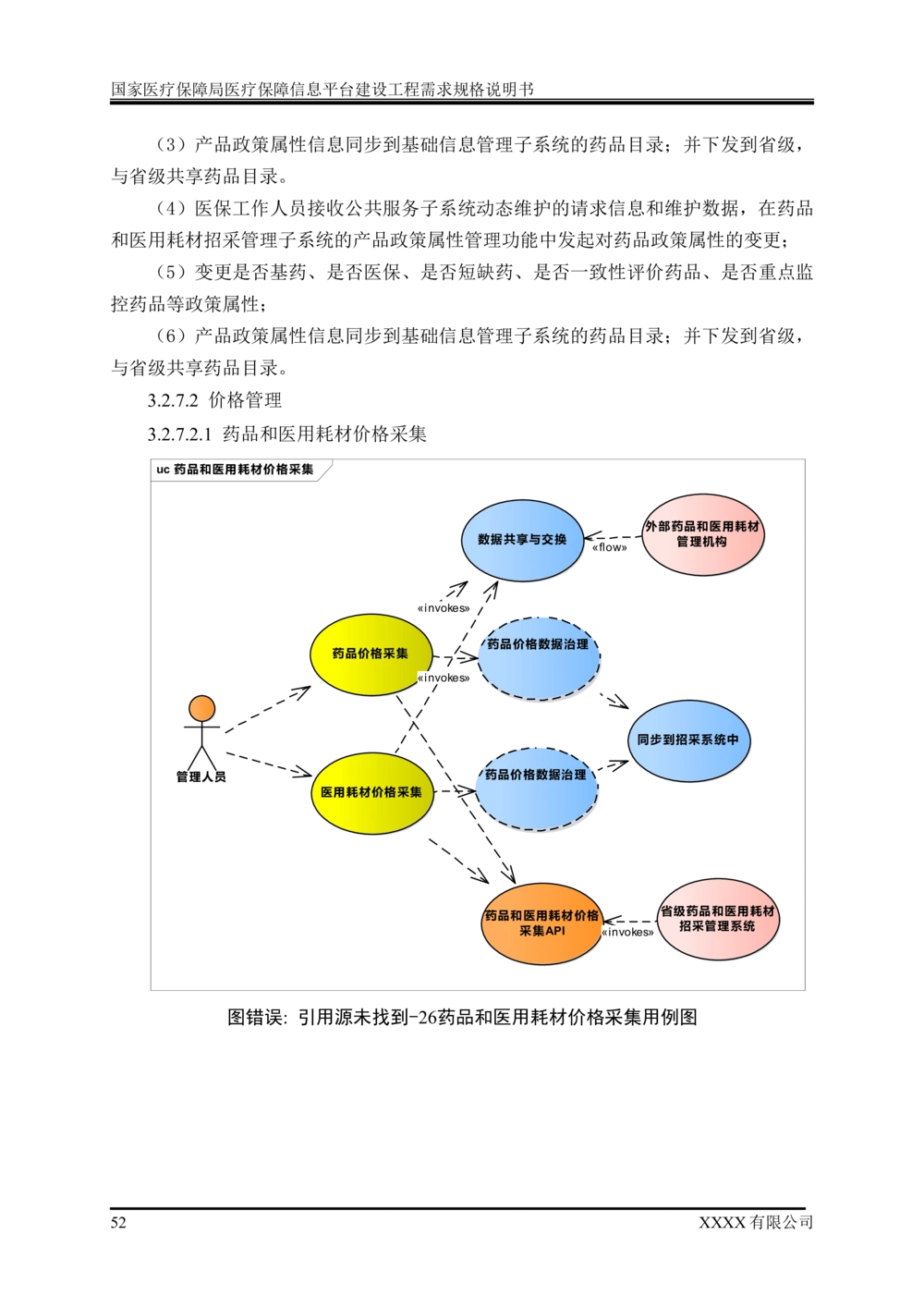 XX医疗保障局医疗保障信息平台建设工程需求规格说明书-v1.1-20190318_1007(单独药采)_436套软件开发需求文档_VD516-软件开发需求文档_10各类系统软件开发需求