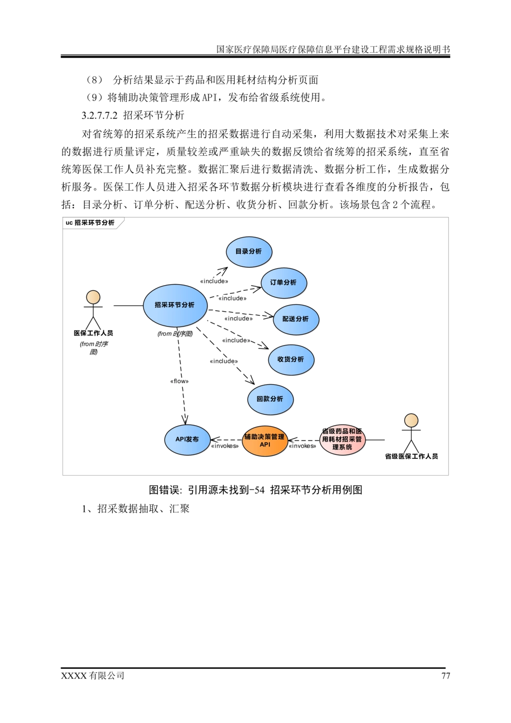 XX医疗保障局医疗保障信息平台建设工程需求规格说明书-v1.1-20190318_1007(单独药采)_436套软件开发需求文档_VD516-软件开发需求文档_10各类系统软件开发需求