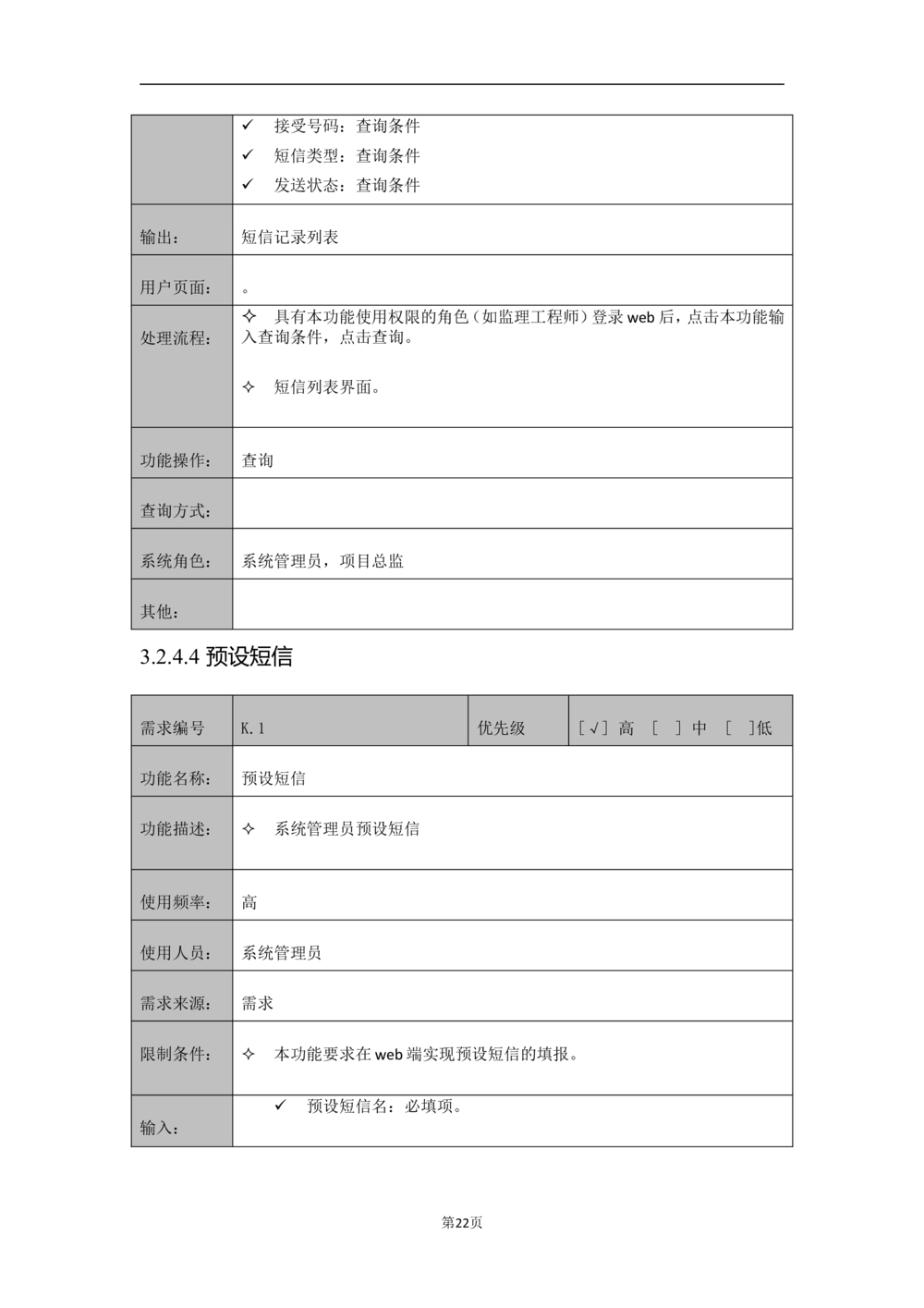 XX外勤助手平台需求规格说明书V1.2_436套软件开发需求文档_VD516-软件开发需求文档_10各类系统软件开发需求