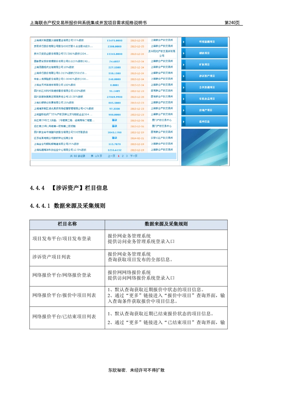 XX产权交易所报价网系统集成开发项目需求规格说明书V0.55_436套软件开发需求文档_VD516-软件开发需求文档_10各类系统软件开发需求_更新内容