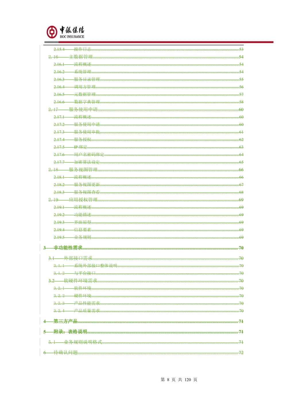 XX企业服务总线管理平台的需求规格说明书V1.0.4_436套软件开发需求文档_VD516-软件开发需求文档_10各类系统软件开发需求_更新内容