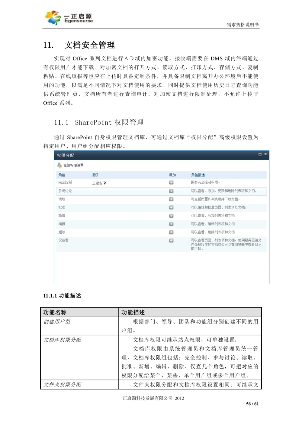 XX银行-文档安全管理系统-需求规格说明书V1.1_436套软件开发需求文档_VD516-软件开发需求文档_10各类系统软件开发需求_更新内容