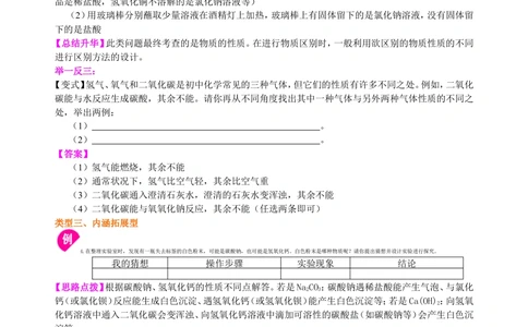 中考冲刺：开放性试题（基础）知识讲解_中考全科复习资料_北京四中绝密资料05中考化学总复习_53中考冲刺：开放性试题（基础）