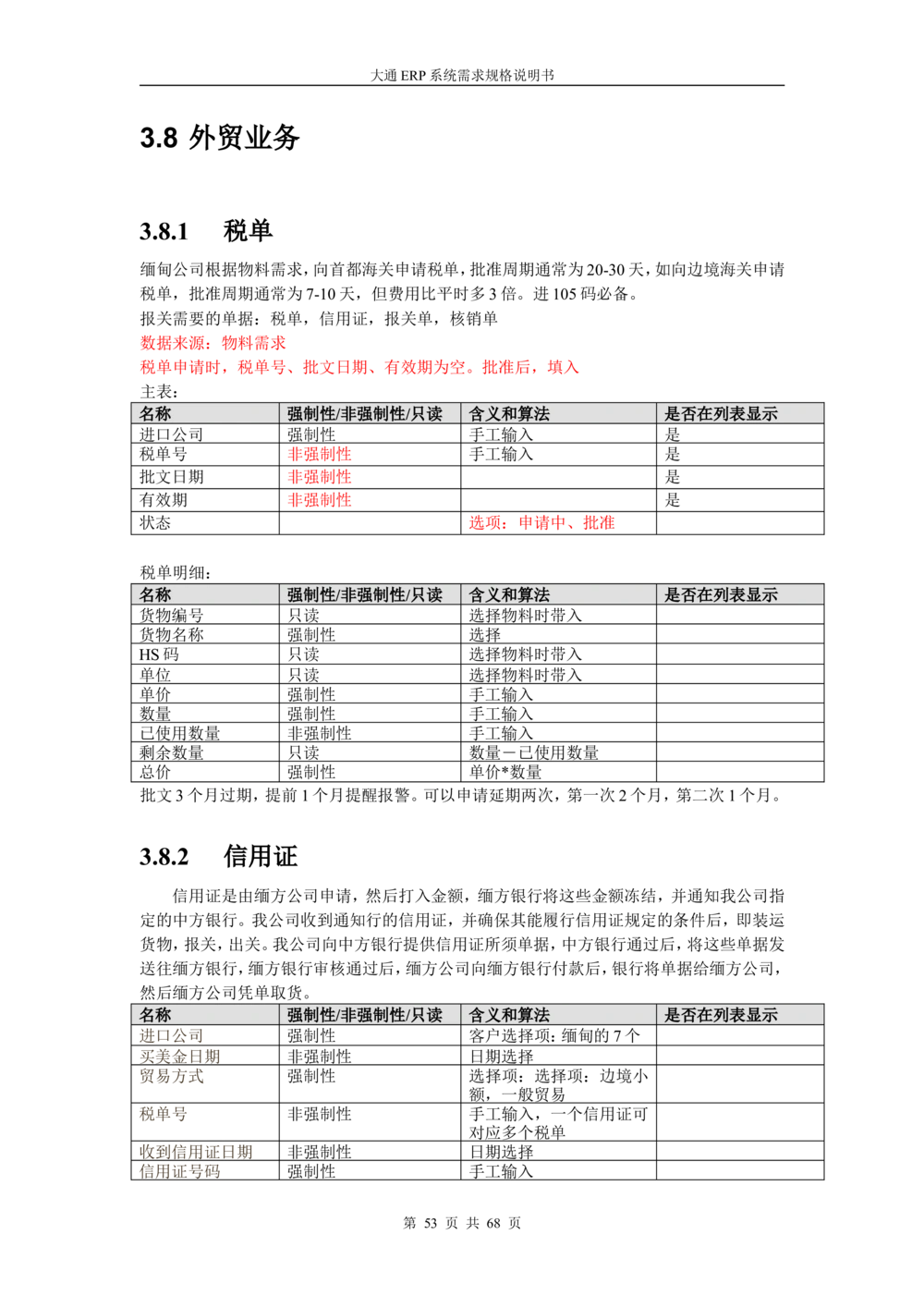 ERP系统需求规格说明书V3.0_436套软件开发需求文档_VD516-软件开发需求文档_10各类系统软件开发需求_更新内容