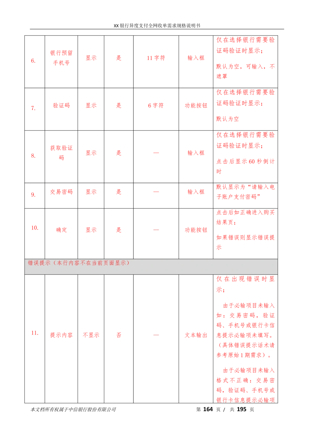 XX银行异度支付全网收单在线开户软件需求规格说明书V1.3_436套软件开发需求文档_VD516-软件开发需求文档_10各类系统软件开发需求