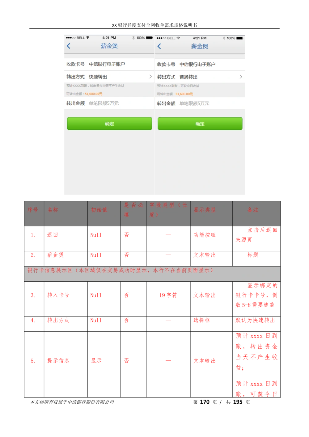 XX银行异度支付全网收单在线开户软件需求规格说明书V1.3_436套软件开发需求文档_VD516-软件开发需求文档_10各类系统软件开发需求