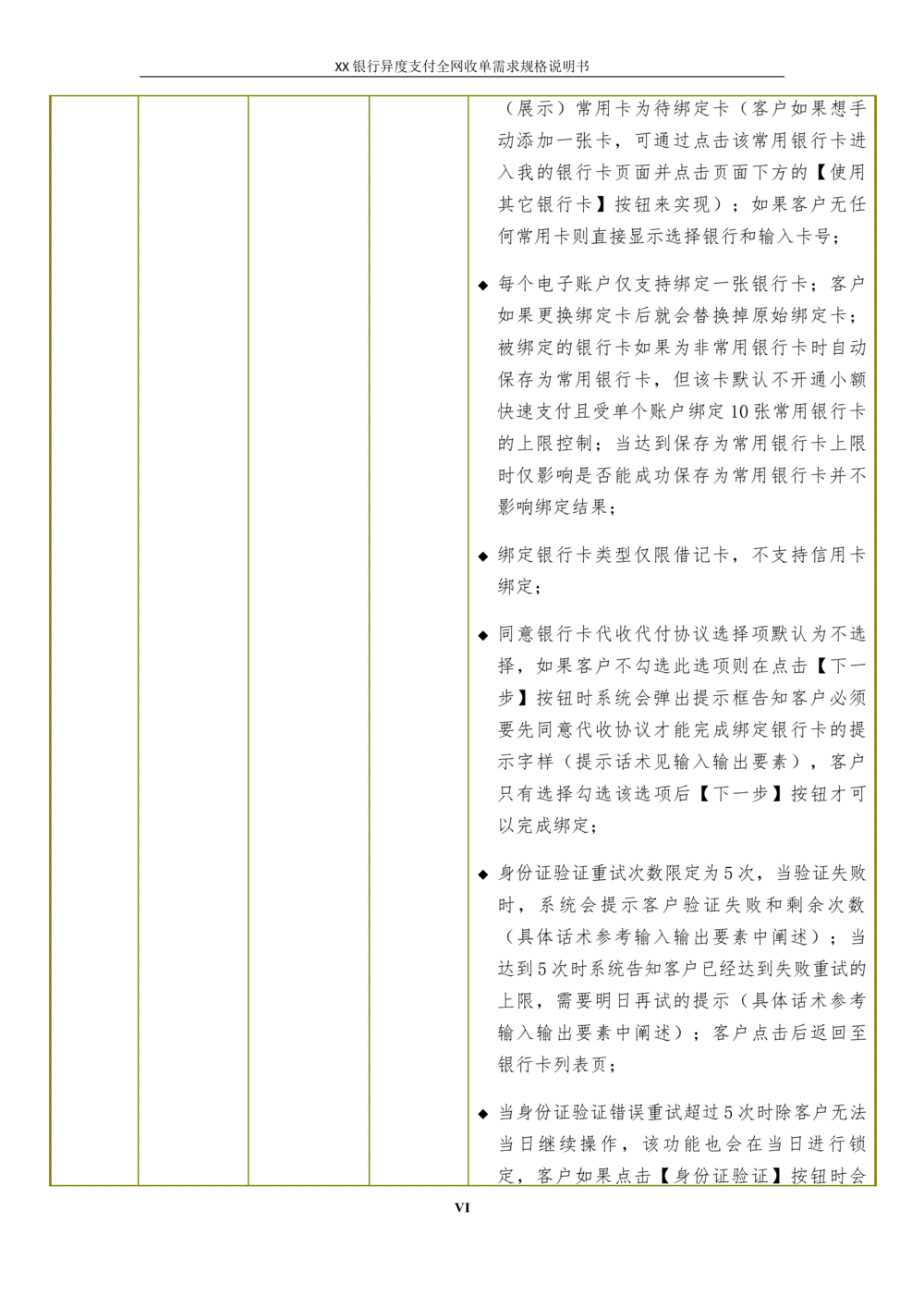 XX银行异度支付全网收单在线开户软件需求规格说明书V1.3_436套软件开发需求文档_VD516-软件开发需求文档_10各类系统软件开发需求