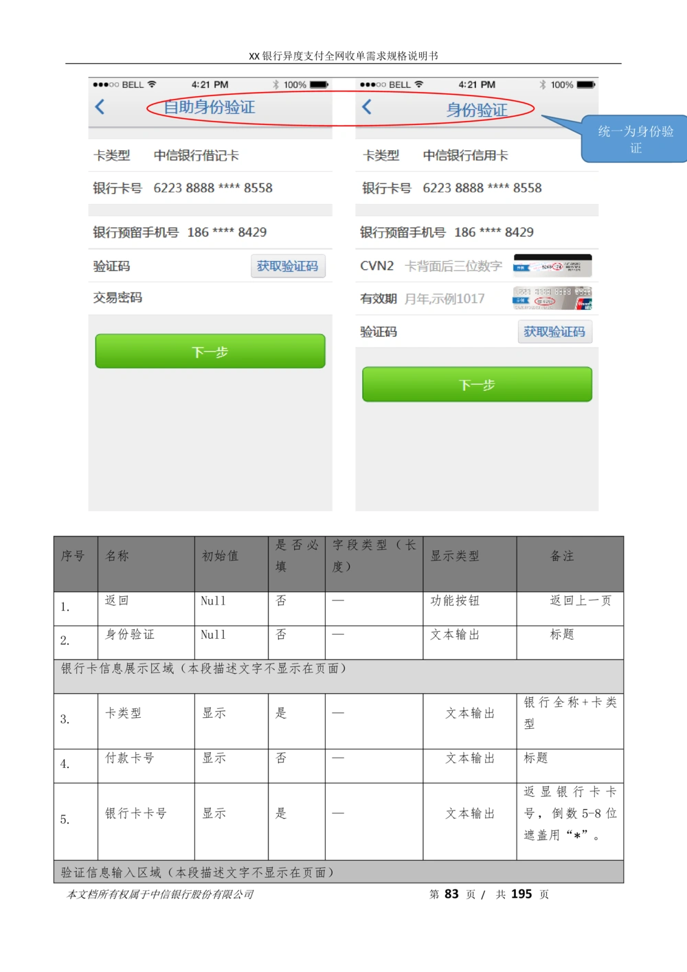XX银行异度支付全网收单在线开户软件需求规格说明书V1.3_436套软件开发需求文档_VD516-软件开发需求文档_10各类系统软件开发需求