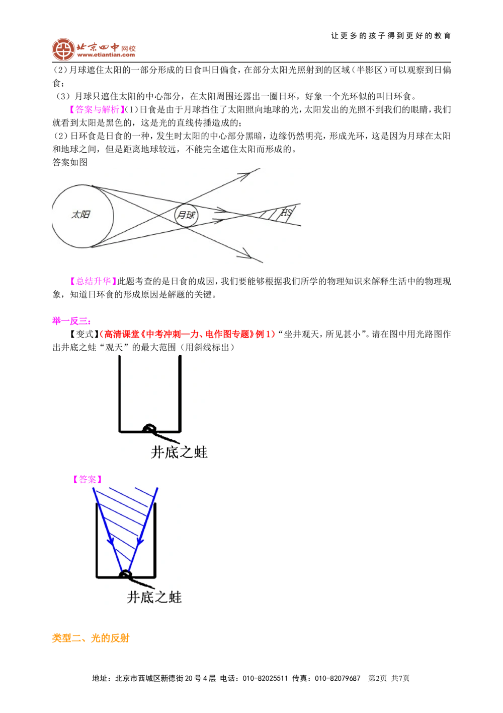 中考冲刺：光学作图专题（提高）知识讲解_中考全科复习资料_北京四中绝密资料04中考物理总复习_49中考冲刺：光学作图专题（提高）