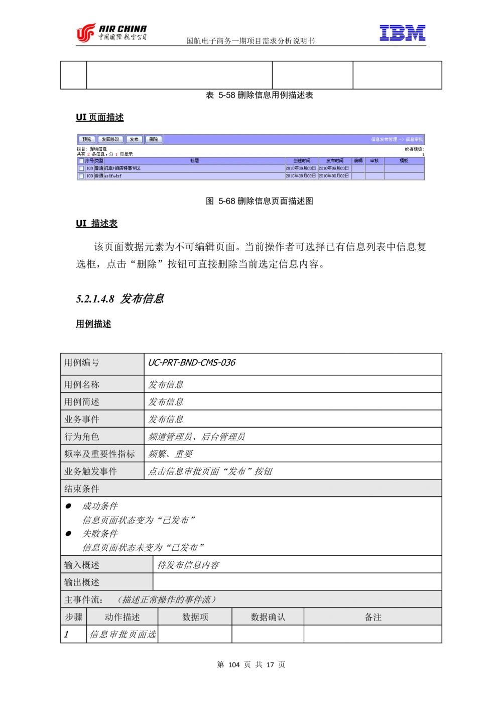 XX电子商务项目一期需求规格说明书（Portal部分）V1.0_436套软件开发需求文档_VD516-软件开发需求文档_10各类系统软件开发需求_更新内容