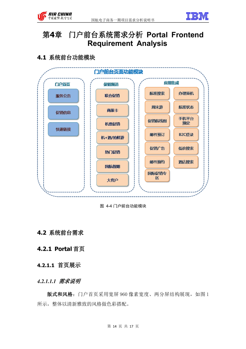 XX电子商务项目一期需求规格说明书（Portal部分）V1.0_436套软件开发需求文档_VD516-软件开发需求文档_10各类系统软件开发需求_更新内容