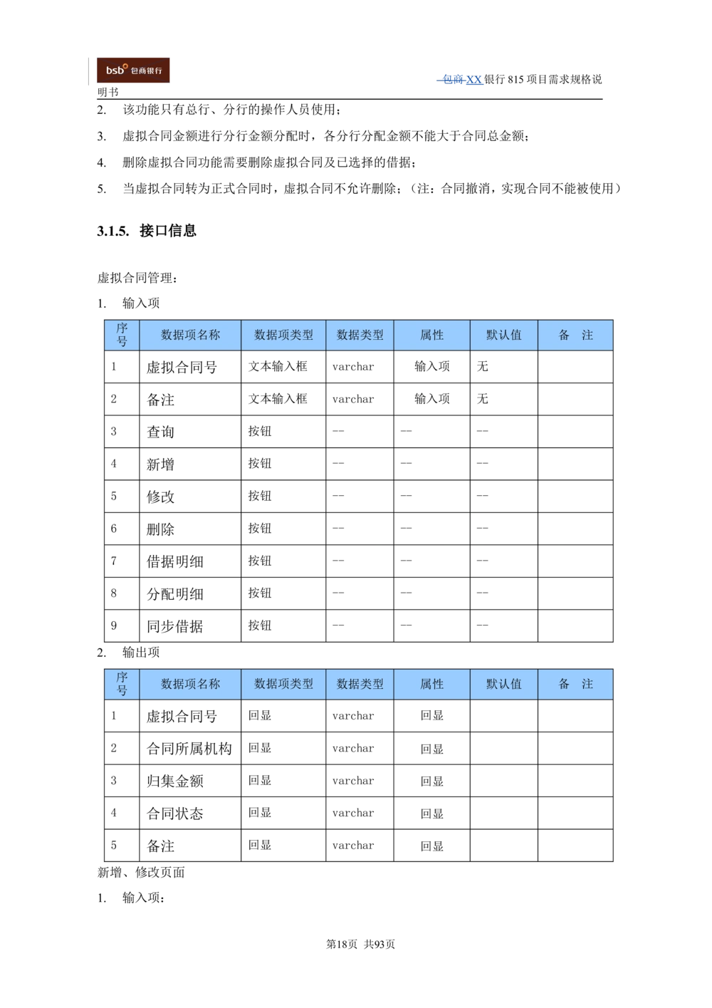 XX银行资产管理项目需求规格说明书V1.4_436套软件开发需求文档_VD516-软件开发需求文档_10各类系统软件开发需求
